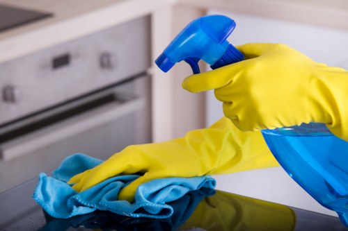 Professional hot water extraction cleaning for a carpeted hallway in SW11