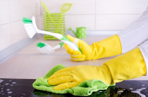 Shared corridor and landing cleaning in a SW11 property