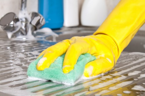 Spot cleaning carpets and soft furnishings in a local SW11 home